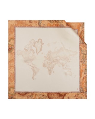  Alviero Martini Prima Classe - Foulard in seta Geo White Mix