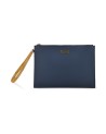 Alviero Martini Prima Classe – Clutch mit Armband aus gummiertem Stoff Geo Harmonia