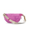 Alviero Martini Prima Classe – Gürteltasche mit zwei Fächern aus weichem Stoff im Geo-Color-Design