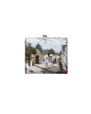  Ynot - Portafoglio Donna con stampa città Yesbag