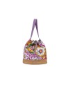 Ynot- Borsa Secchiello Donna floreale in poliestere Ortigia