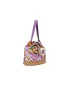 Ynot- Borsa Secchiello Donna floreale in poliestere Ortigia