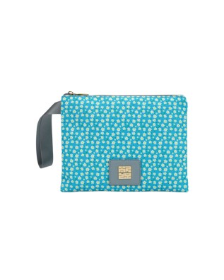  Ynot - Clutch Donna in tessuto canvas a fiori Garden
