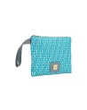 Ynot - Clutch Donna in tessuto canvas a fiori Garden