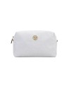 Ynot - Women's Beauty Case in Fabric and Cloud Faux Leather