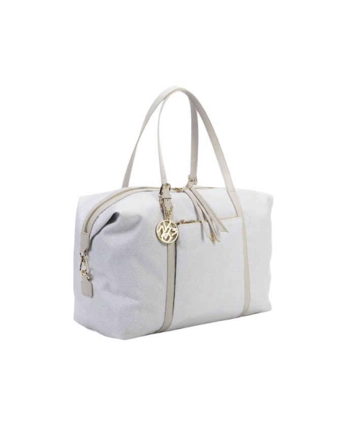 Ynot - Borsa Donna modello Weekend in tessuto ed ecopelle Cloud