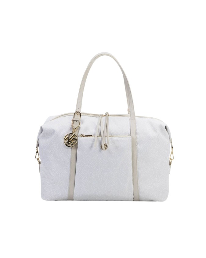 Ynot - Borsa Donna modello Weekend in tessuto ed ecopelle Cloud