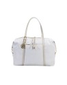 Ynot - Borsa Donna modello Weekend in tessuto ed ecopelle Cloud