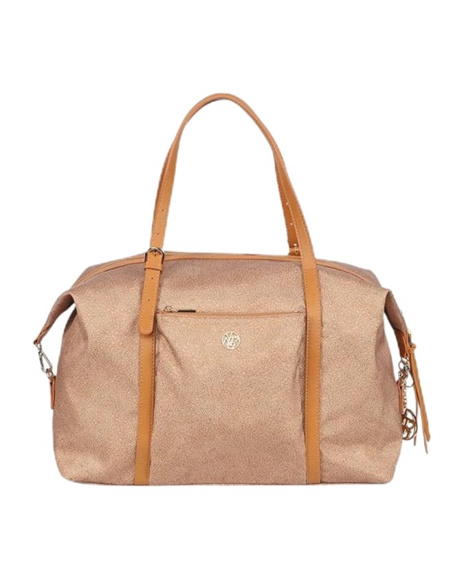 Ynot - Borsa Donna modello Weekend in tessuto ed ecopelle Cloud