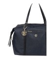 Ynot - Women's "Weekend" Bag in Fabric and Cloud Faux Leather