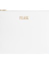 Alviero Martini Prima Classe – Clutch mit Armband aus gummiertem Stoff Geo Harmonia