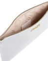 Alviero Martini Prima Classe - Clutch with Rubberized Fabric Wrist Strap in Geo Harmonia
