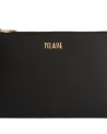 Alviero Martini Prima Classe - Clutch with Rubberized Fabric Wrist Strap in Geo Harmonia