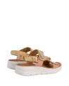 Alviero Martini Prima Classe – Sandalen mit EVA-Light-Geo-Classic-Keilabsatz aus Eco-Nappa
