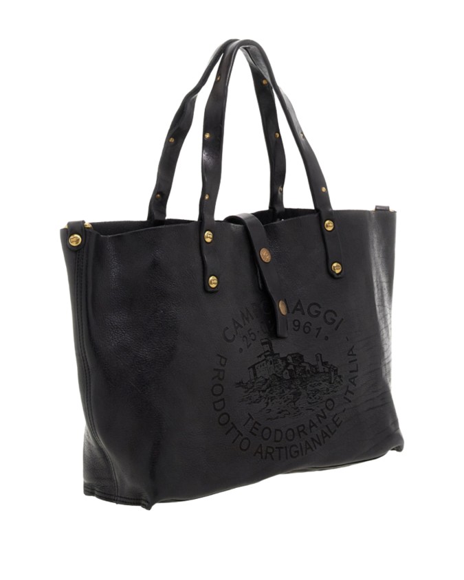 Campomaggi - Large leather tote bag...