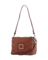 Campomaggi - Umhängetasche Camera Bag aus Leder mit Strasssteinen und Nieten, Modell Kate