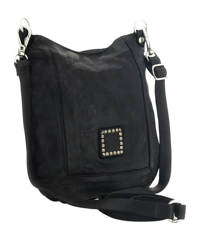Campomaggi – Nora Leather Shoulder Bag with Small Studs