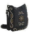 Campomaggi – Borsa a tracolla in pelle con borchiette Nora