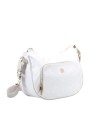 Ynot - Borsa a spalla hobo Tg L in tessuto ed ecopelle Cloud