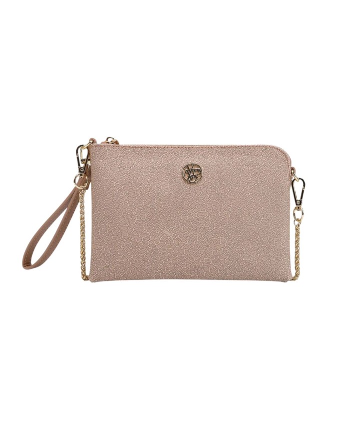 Ynot - Clutch Donna con tracolla e laccetto in poliuretano Lux
