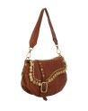 Campomaggi - Gioachina Dye-Finished Cowhide Leather Shoulder Bag with Studs