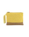 Ynot - Clutch Donna in tessuto con logo Sponge