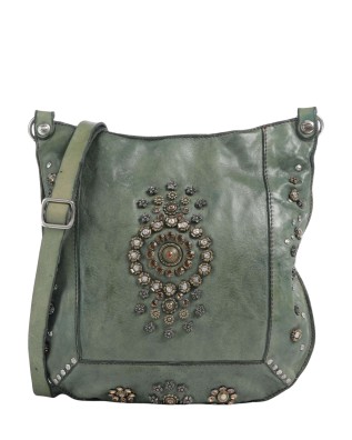 Campomaggi - Nora Cowhide Leather Shoulder Bag with...