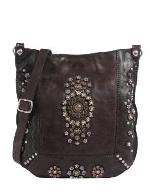 Campomaggi - Nora Cowhide Leather Shoulder Bag with...