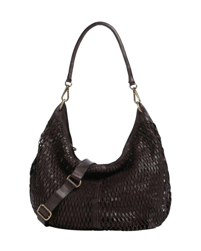 Campomaggi - Anastasia Cowhide Leather Hobo Bag with Shoulder