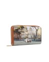 Ynot – Damenbrieftasche aus Kunstleder mit Rundum-Reißverschluss Yesbag