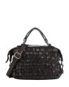 Campomaggi - Petra Woven Cowhide Leather Satchel with Shoulder Strap