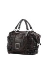 Campomaggi - Petra Woven Cowhide Leather Satchel with Shoulder Strap