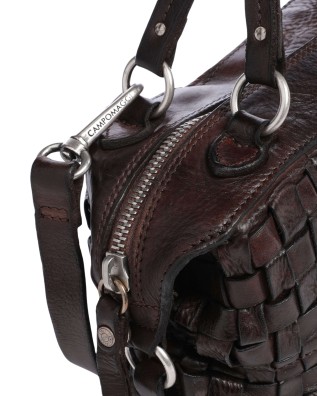 Campomaggi - Petra Woven Cowhide Leather Satchel with... 2