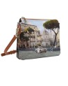 Ynot - Yesbag Faux Leather Shoulder Bag with Two Compartments