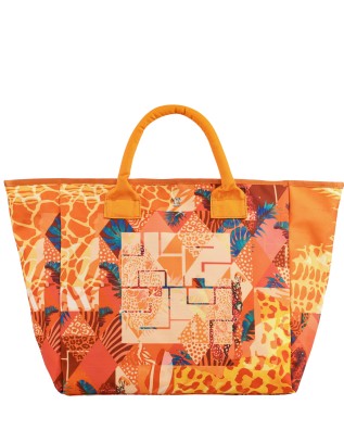 Ynot – Maxi-Strandtasche für Damen aus gewachstem Stoff,...