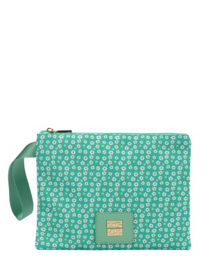 Ynot – Damen-Clutch aus Canvas mit Blumenmuster Garden -...