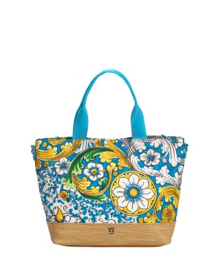  Ynot - Borsa Donna shopper media in poliestere Ortigia