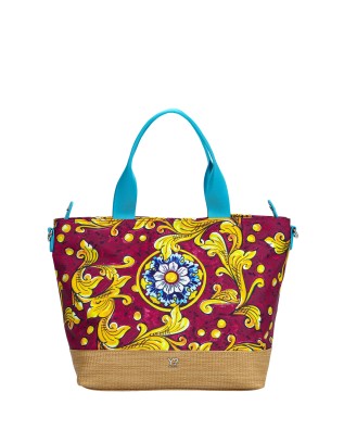  Ynot - Borsa Donna shopper media in poliestere Ortigia