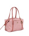 Ynot – Damen-Boston-Tasche aus Stoff und Kunstleder  Cloud