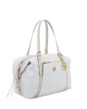 Ynot – Damen-Boston-Tasche aus Stoff und Kunstleder  Cloud