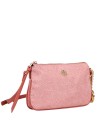 Ynot –  Damenhandtasche mit zwei Fächern aus Stoff und Kunstleder Cloud