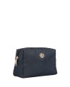 Ynot - Women's Beauty Case in Fabric and Cloud Faux Leather