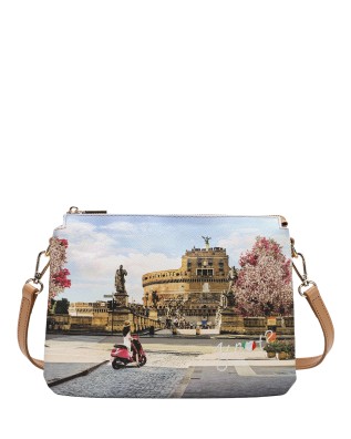  Ynot - Borsa Donna a 3 scomparti interni in ecopelle Yesbag