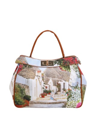  Ynot - Borsa Donna chiusura a giro in ecopelle Yesbag