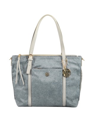  Ynot - Borsa Donna shopper in nylon Cloud 2