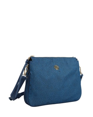 Ynot – Umhängetasche aus Stoff mit Logo und 3 Fächern Cloud 2