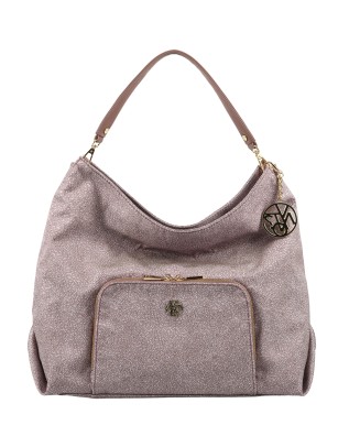 Ynot – Damen-Hobo-Tasche mit Front- und Rückentasche Cloud