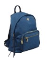 Ynot – Damenrucksack mit zwei Fronttaschen aus Stoff mit durchgehendem Cloud-Muster