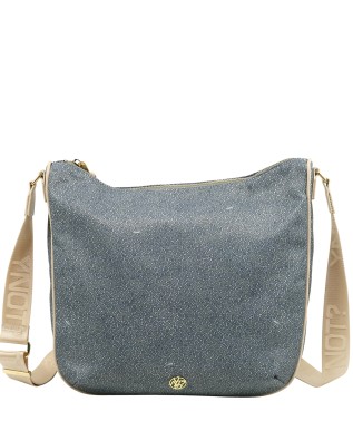  Ynot - Borsa Donna Hobo large in tessuto Cloud