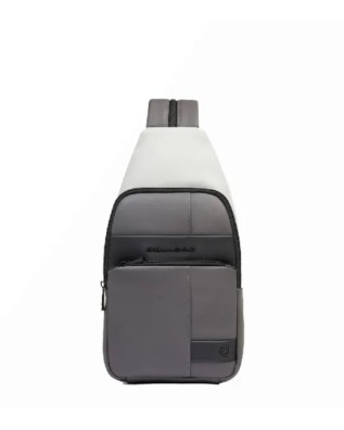Piquadro - Wollem men's single-strap backpack made of...